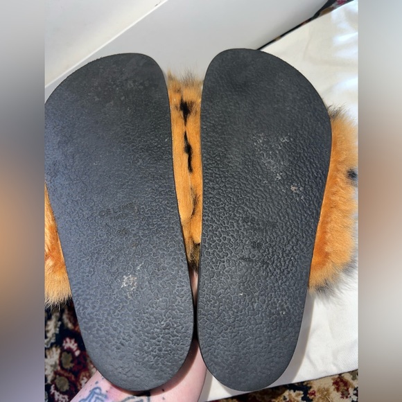 Céline faux fur sandals - Picture 4 of 7